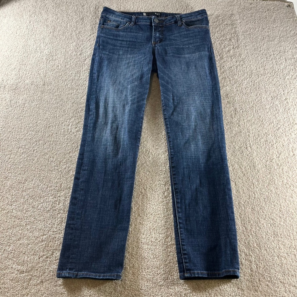 Kut from the Kloth Diana Skinny Jeans Womens 8 Blue Dark Wash Stretch‎
